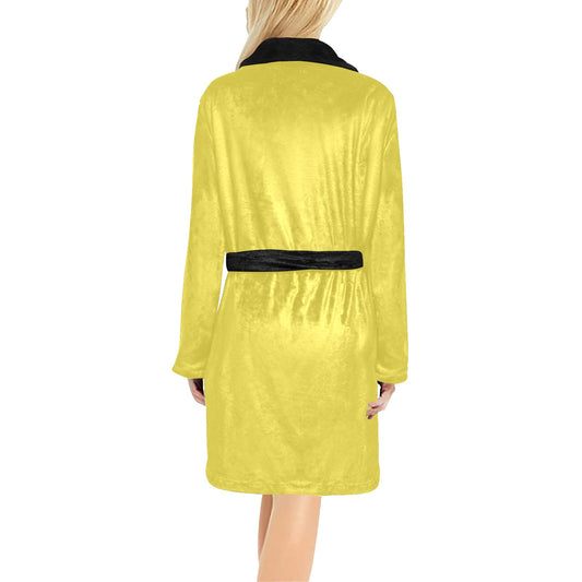 Gadsden Flag Inspired Women's Fleece Robe