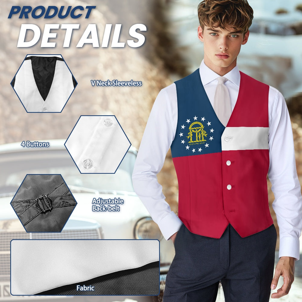 Georgia Flag Suit vest jacket