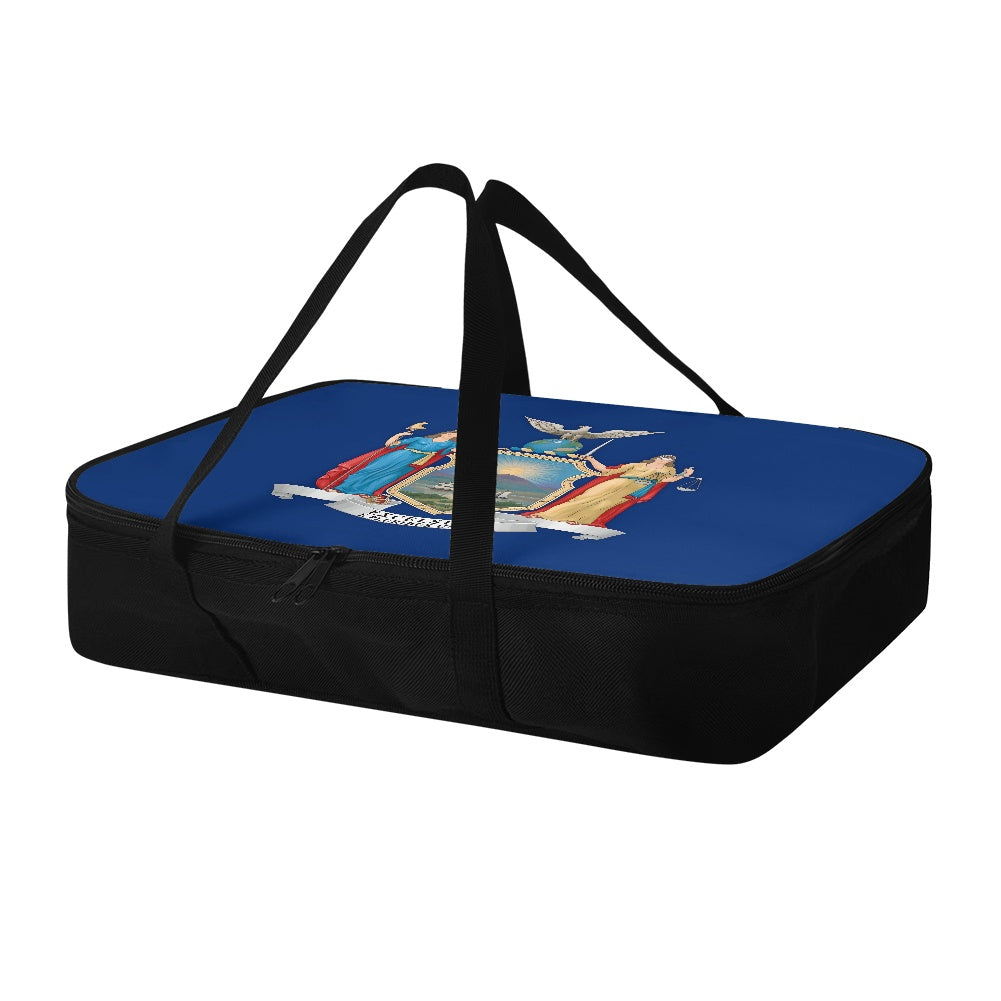 New York Flag Inspired Insulated Casserole Carrier – Durable Hot & Cold Food Bag