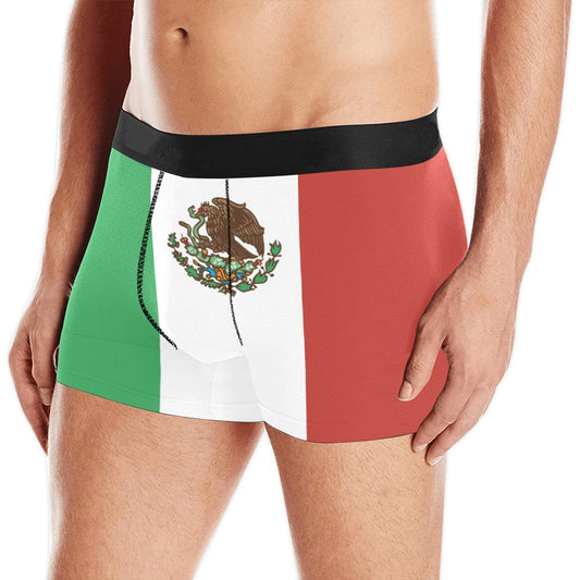 Mexico Flag Inspired Mens Boxer Briefs Made in the USA