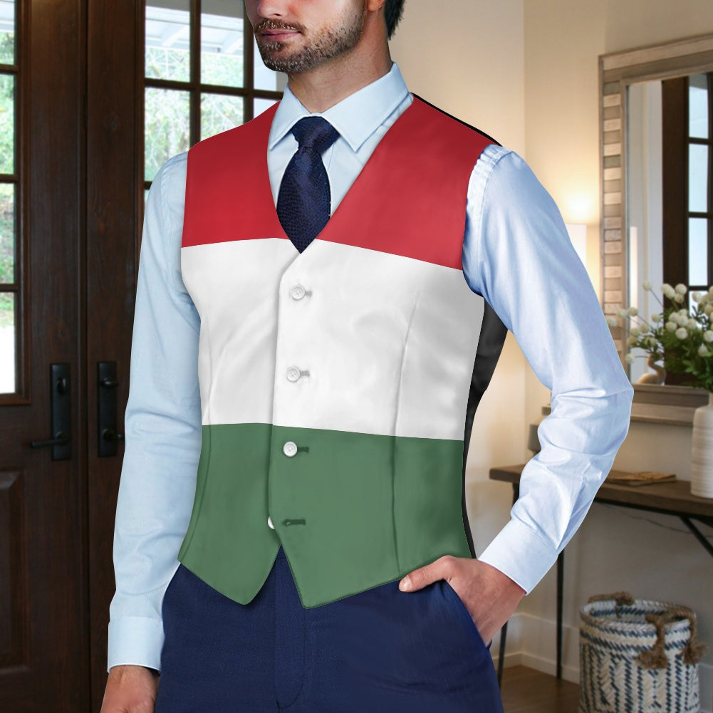 Hungary Flag Suit vest jacket
