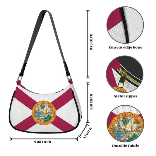 Florida Flag Inspired Women's Shoulder Bag