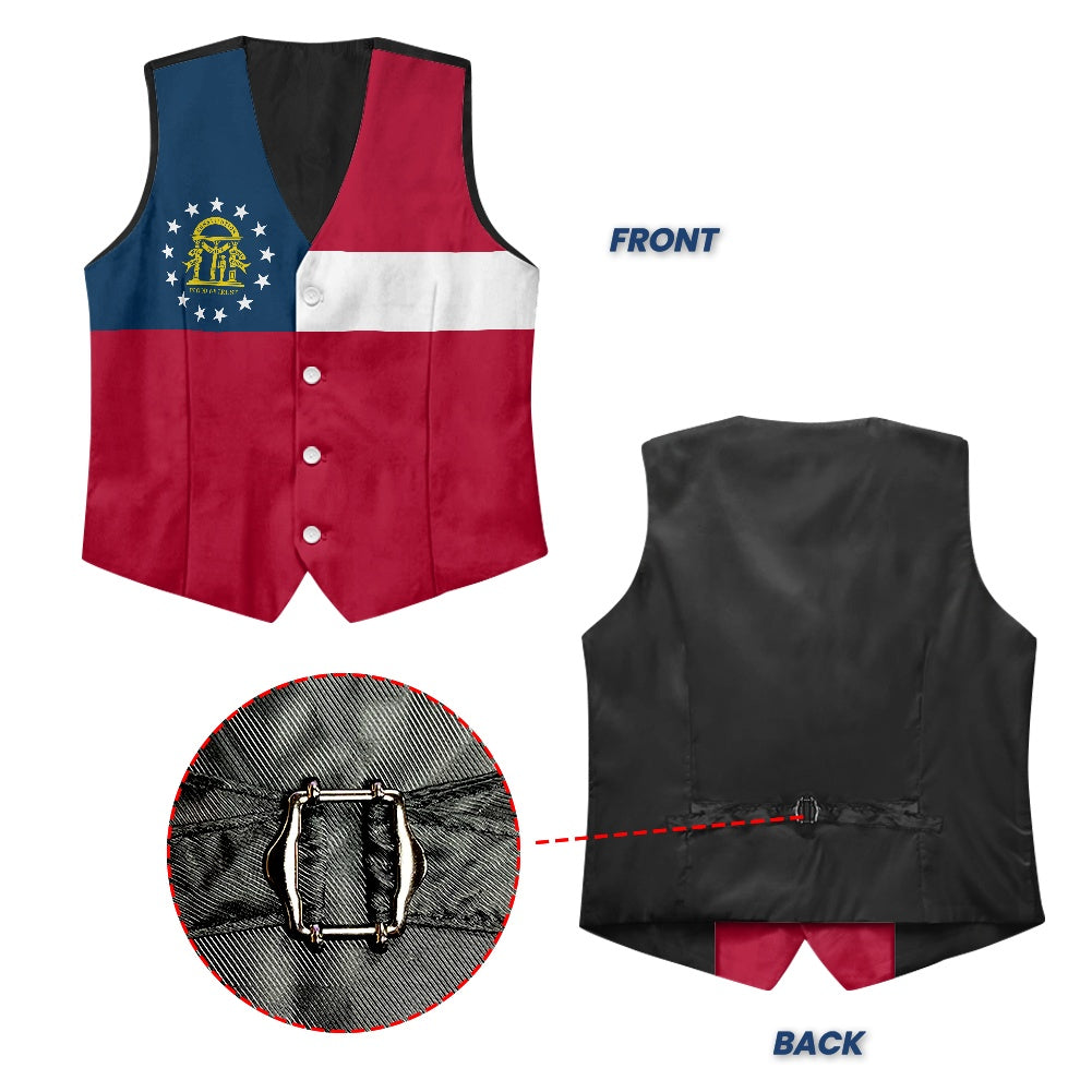 Georgia Flag Suit vest jacket