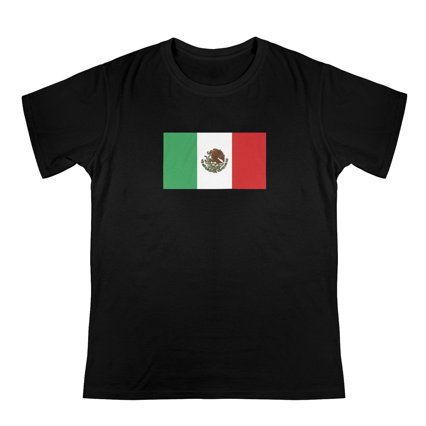 Mexico Flag Inspired Men's Heavy Cotton T-Shirt (Made in the USA)