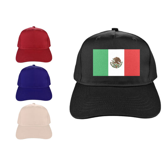 Mexico Flag Baseball Cap (Made in USA)