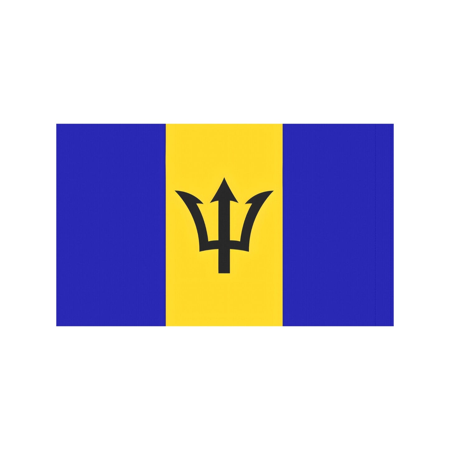 Barbados flag with trident design by Luv My Flag.