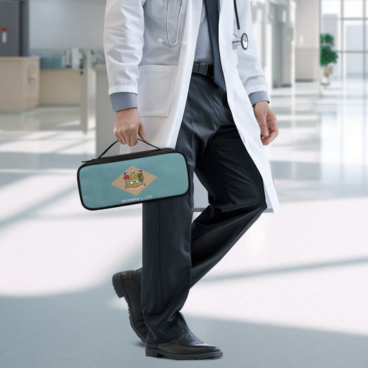 Delaware Flag Inspired Stethoscope Storage Bag