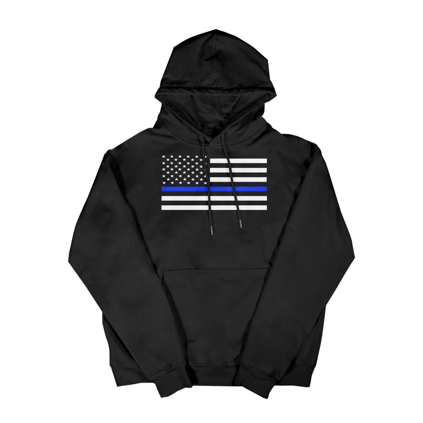 Thin Blue Line Flag Women's Hoodie Made in the USA