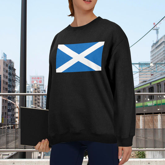 Scotland Flag Unisex Fleece Sweatshirt (Made in the USA)