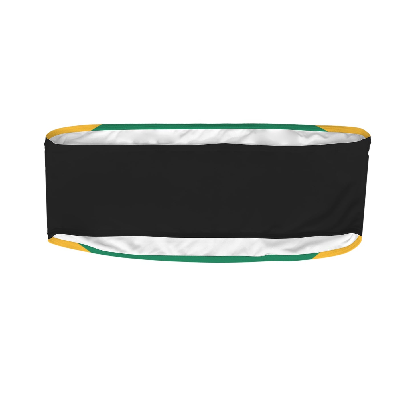 Jamaica Flag Inspired Bandeau Tube Bikini Top