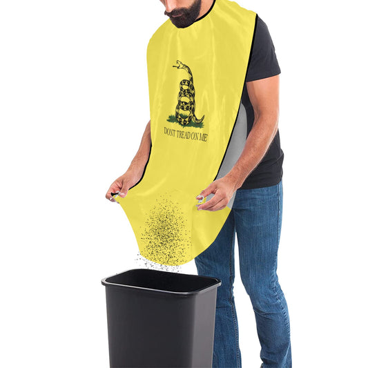 Gadsden Flag Beard Bib Apron for Men Shaving & Trimming
