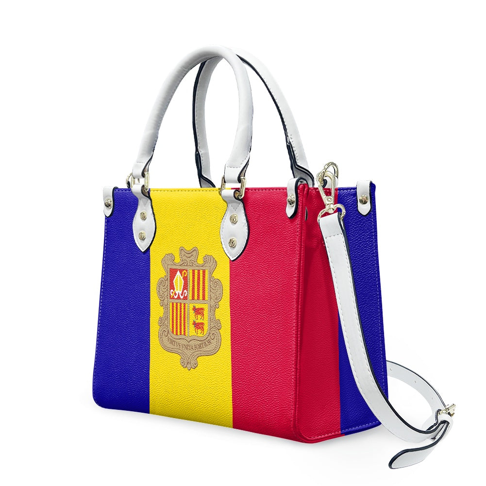 Luv My Flag handbag with Andorra flag design, elegant.