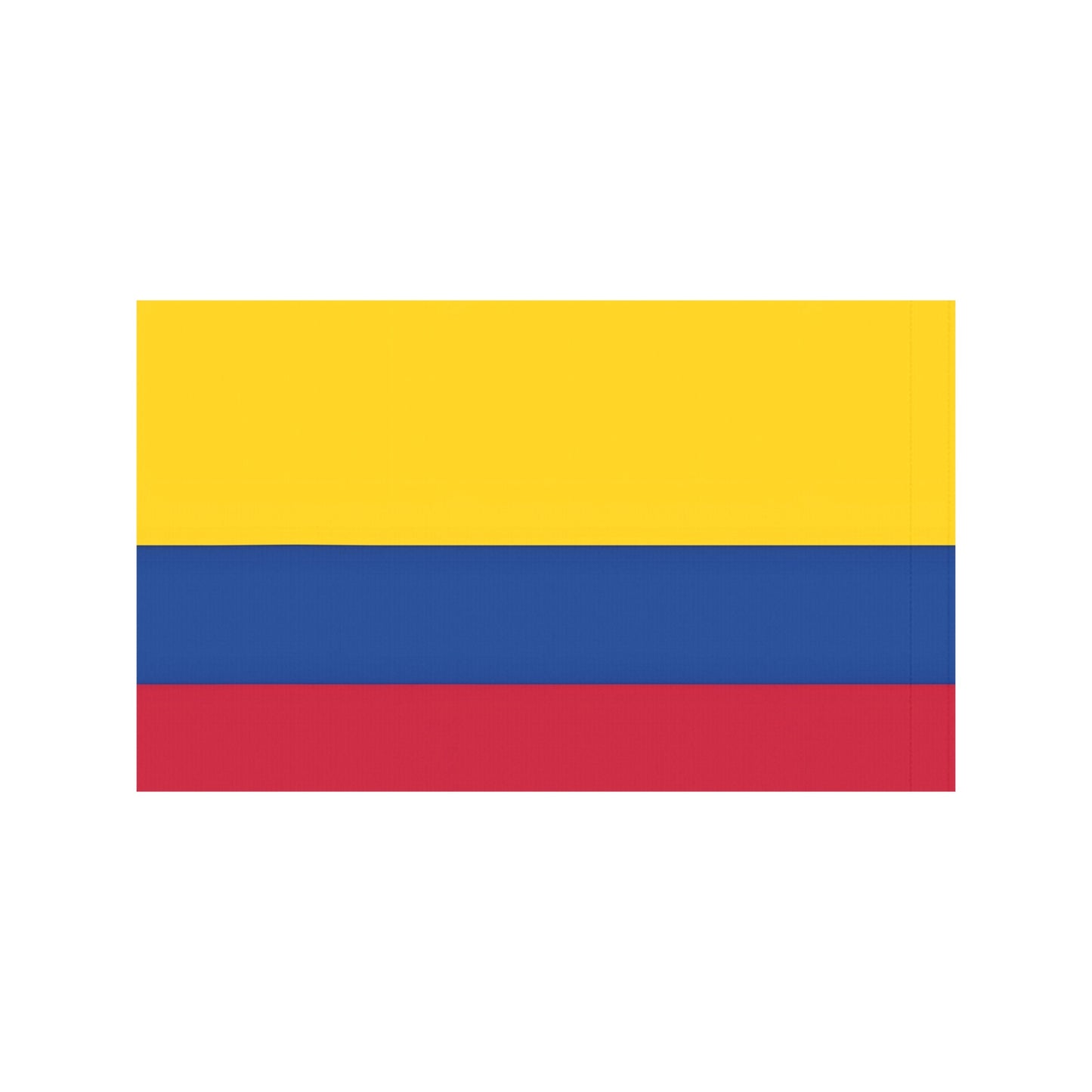 Luv My Flag Colombia flag with yellow, blue, red stripes.
