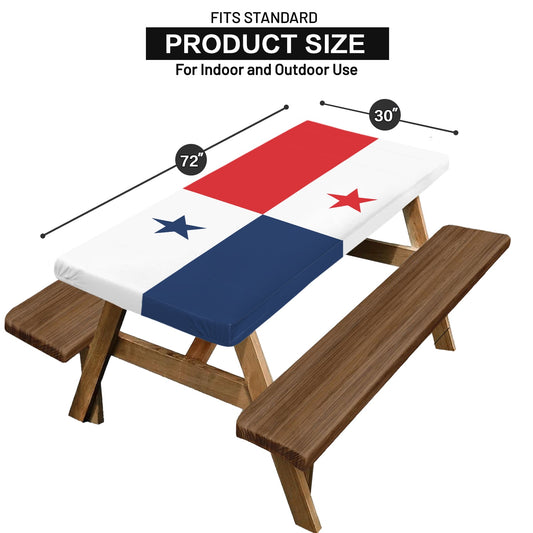 Panama Flag Picnic Table Cover (72" x 30") (Made in the USA)