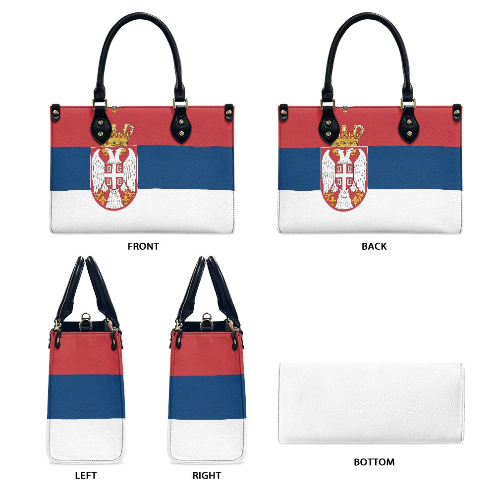 Serbia Ladies PU handbag - Luv My Flag