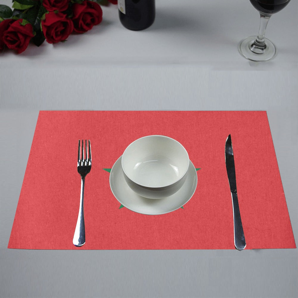 Morocco Flag Placemats 12" x 18" (Set of 6)