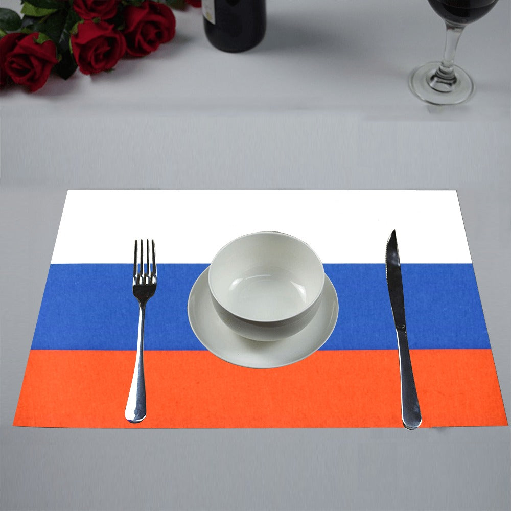 Russia Flag Placemats 12" x 18" (Set of 6)