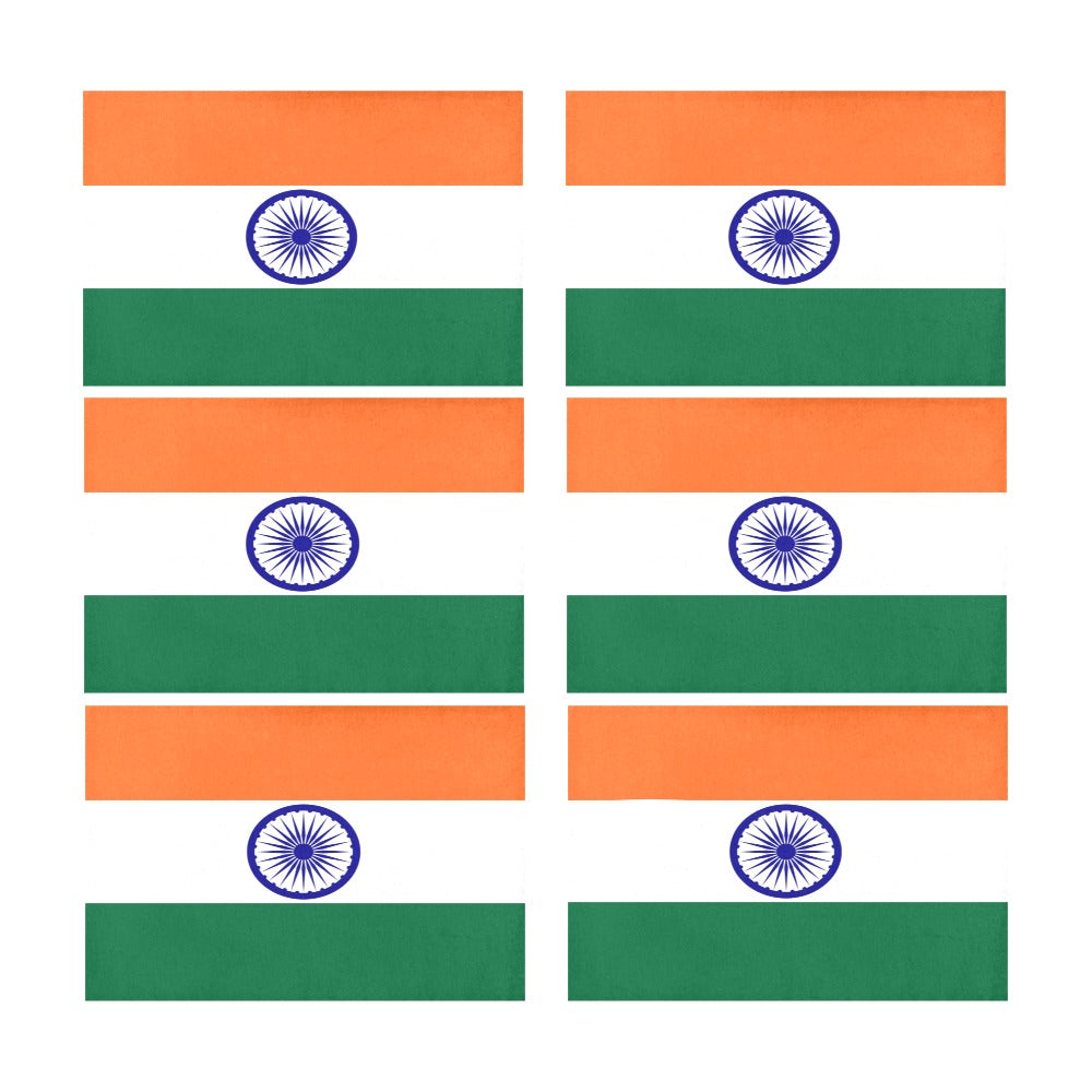 India Flag Placemats 12" x 18" (Set of 6)