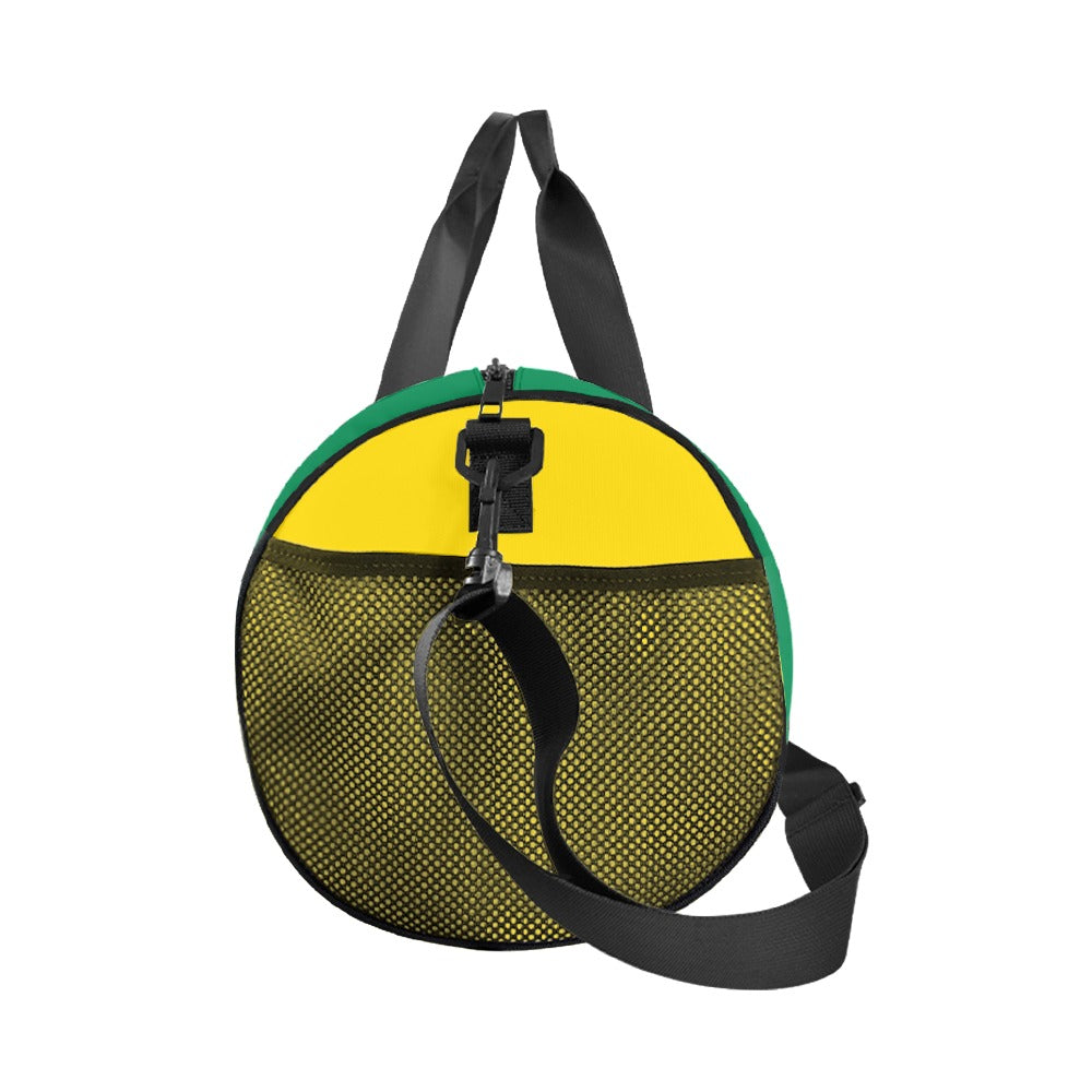 Brazil Flag Inspired Travel Duffel Bag