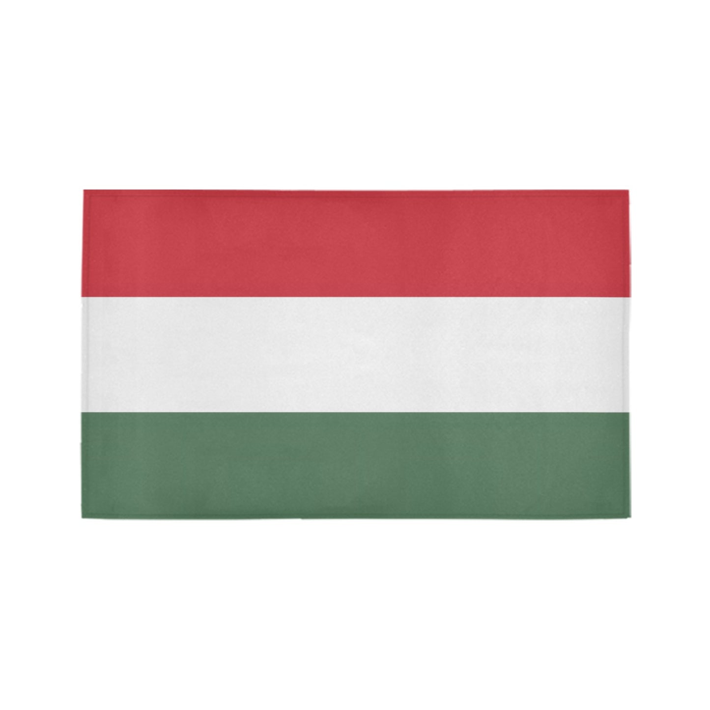 Hungary Flag Inspired Doormat 30" x 18" (Sponge Material)