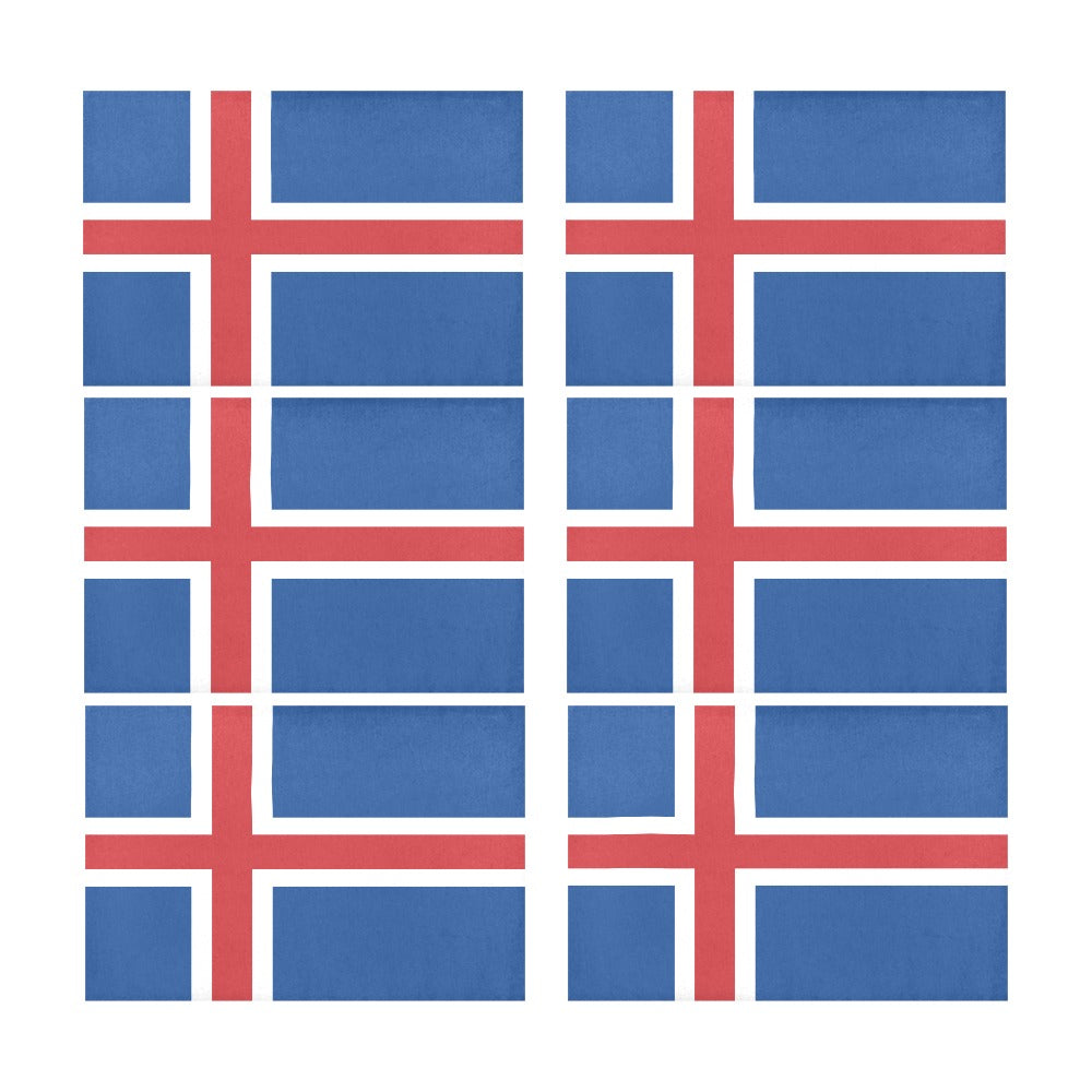Iceland Flag Placemats 12" x 18" (Set of 6)