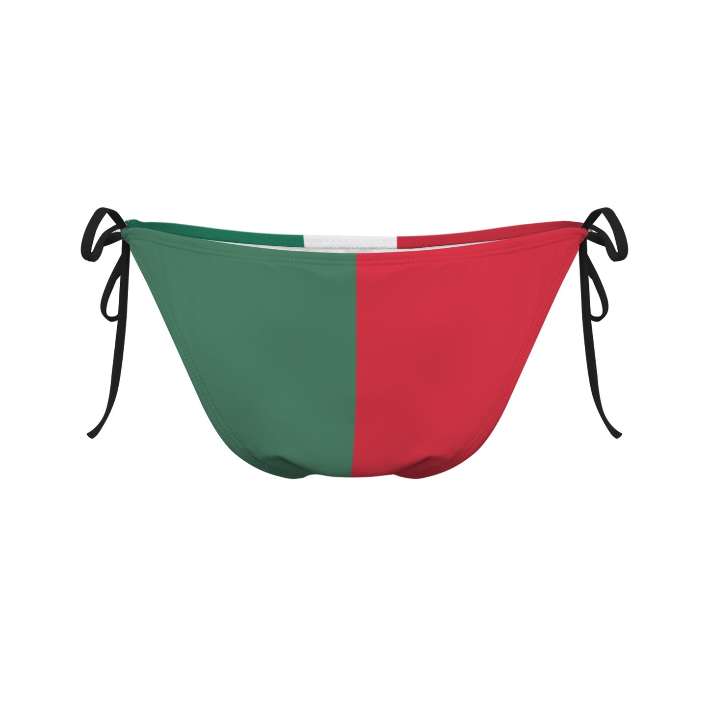 Mexico Flag Inspired Side-Tie Bikini Bottom