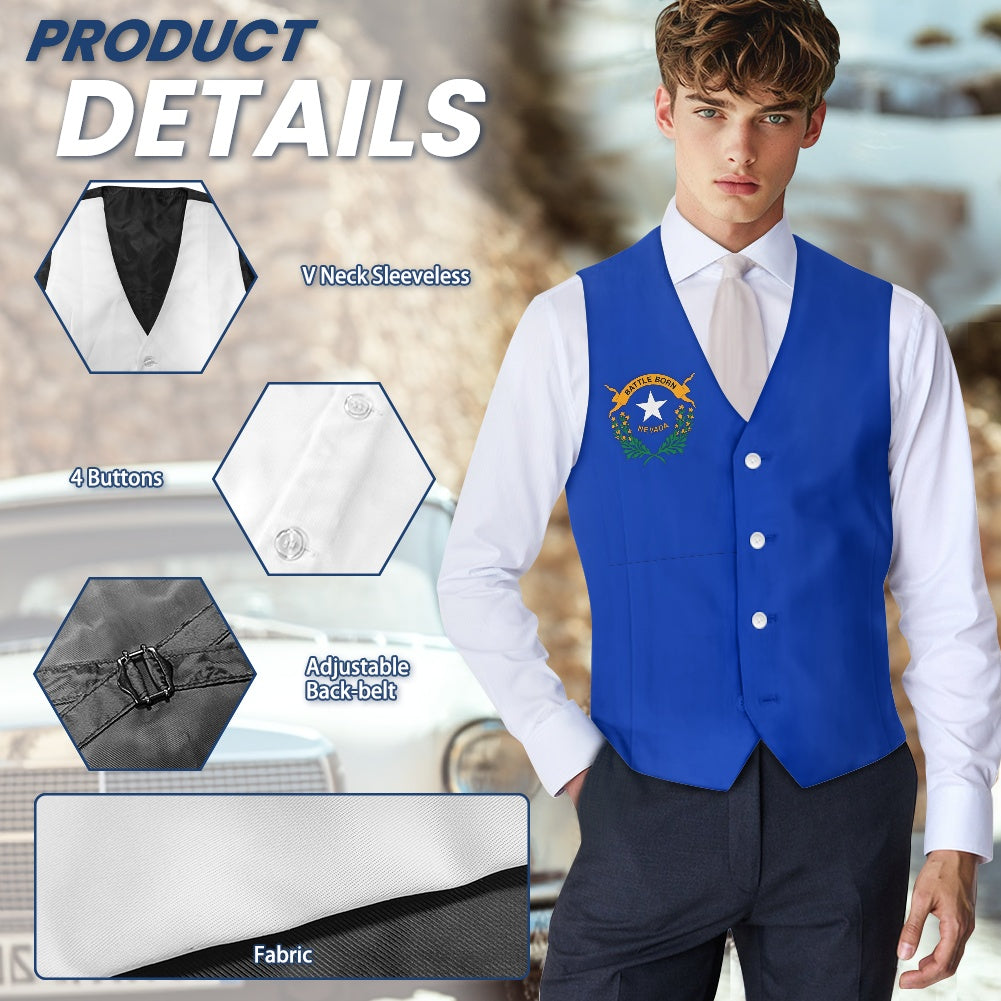 Nevada Flag Suit vest jacket