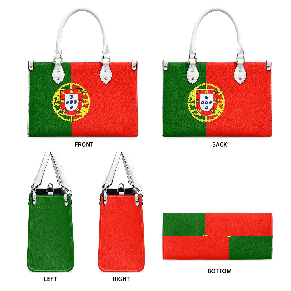 Portugal Flag Bag With Timeless Swag – PU Leather Purse With Euro Tag - Luv My Flag