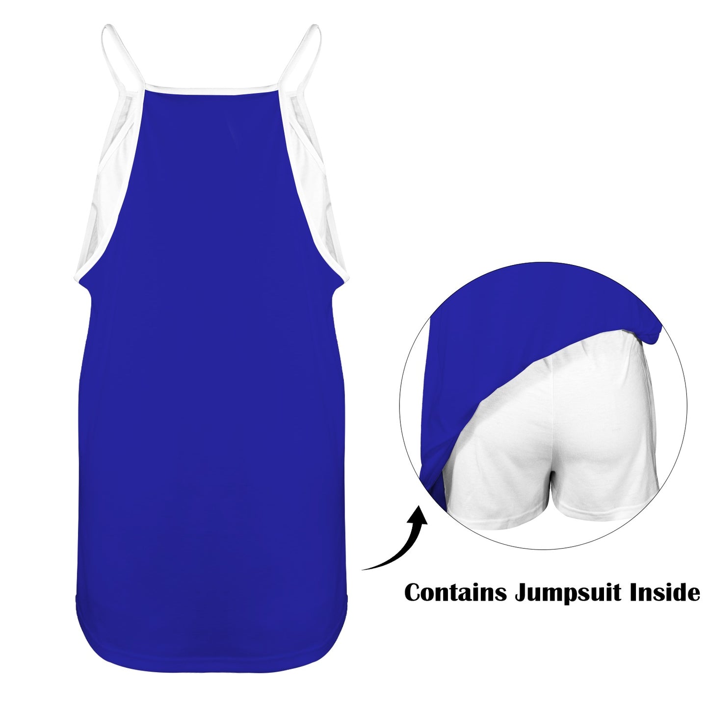 Australia Flag Inspired Women's Double-Layered Camisole Dress