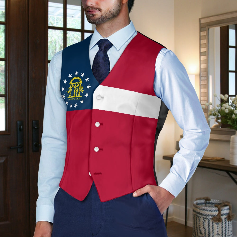 Georgia Flag Suit vest jacket