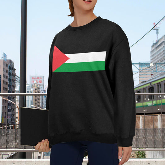 Palestine Flag Unisex Fleece Sweatshirt (Made in the USA)