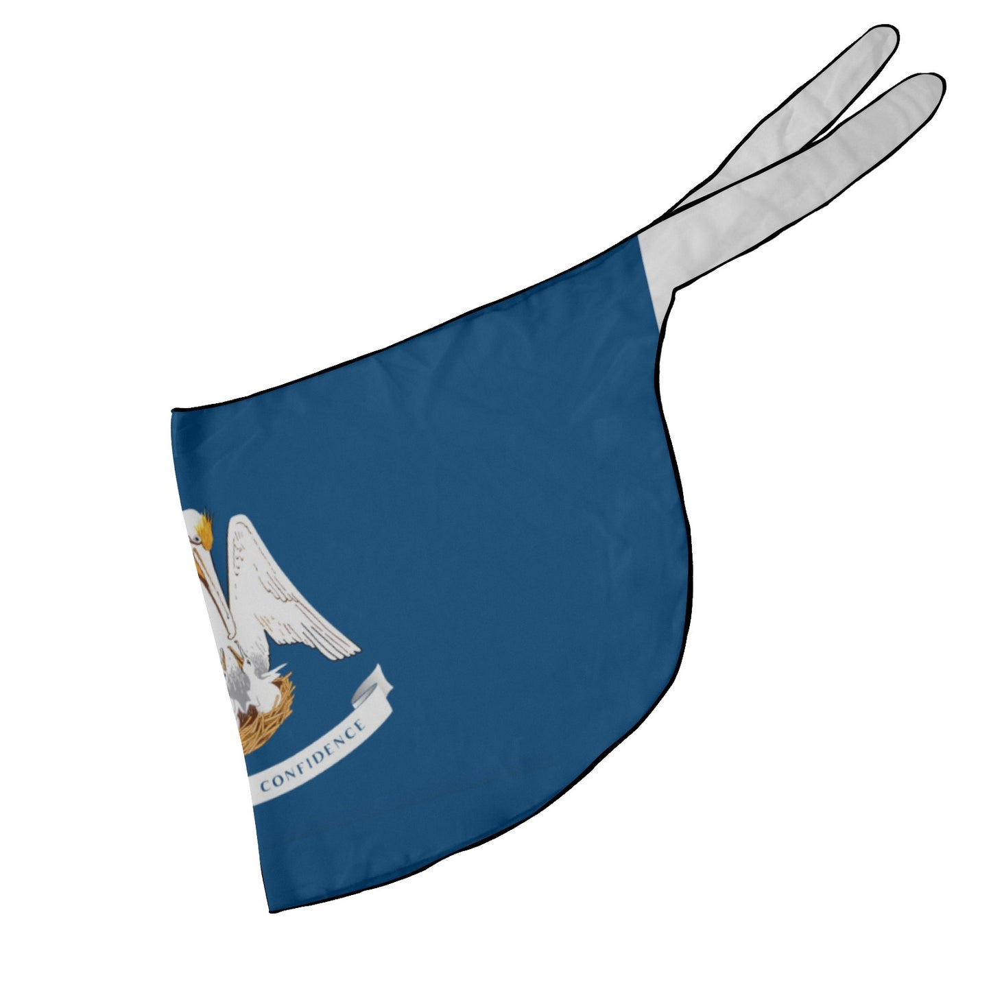 Blue dog bandana with pelican design from Luv My Flag.