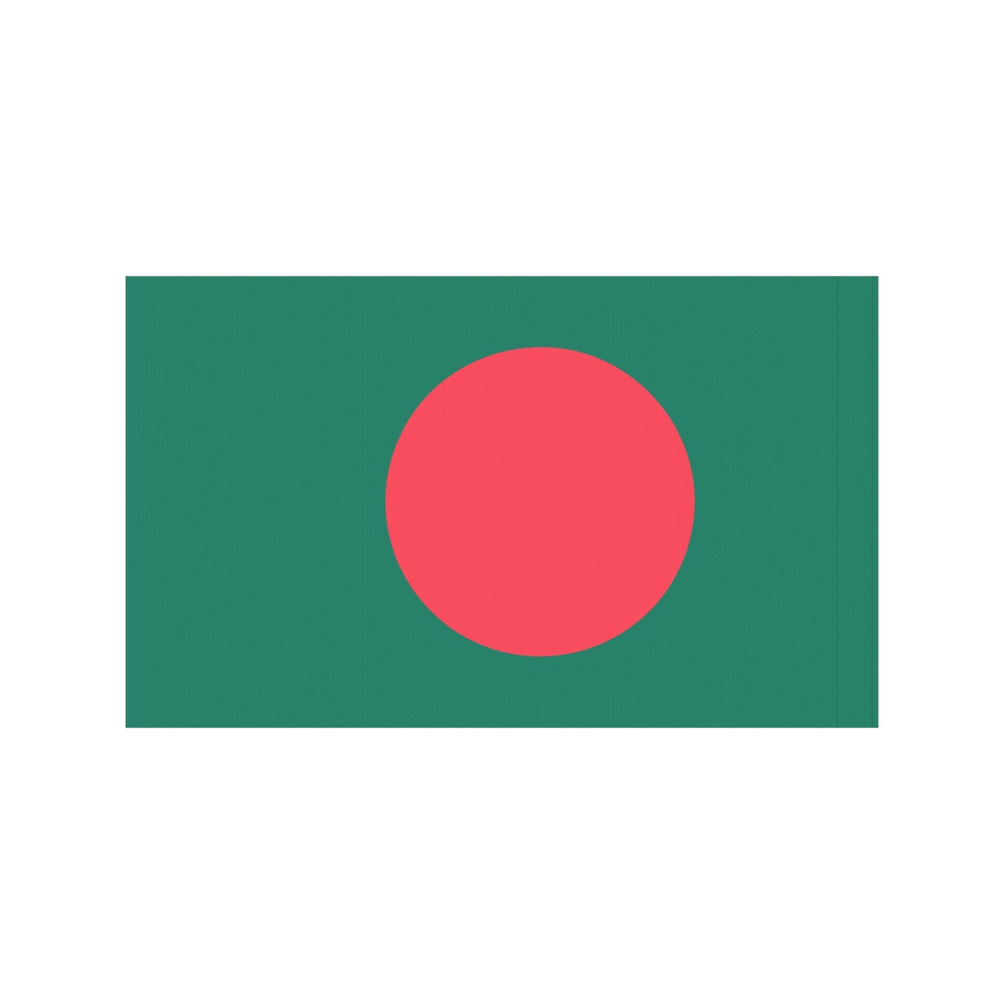 Green flag with red circle from Luv My Flag.