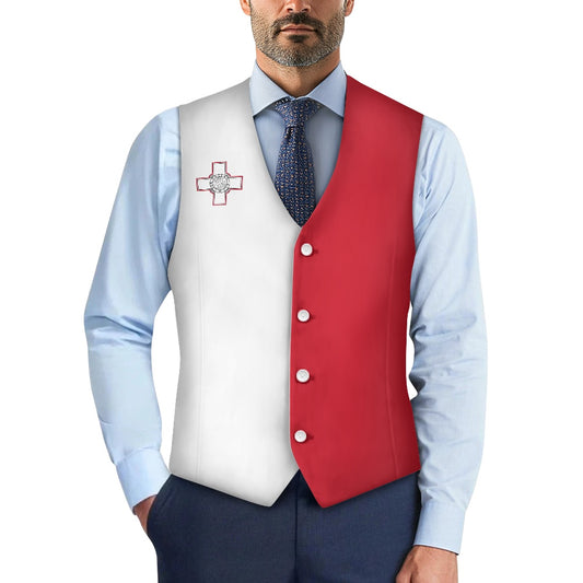 Malta Flag Suit vest jacket