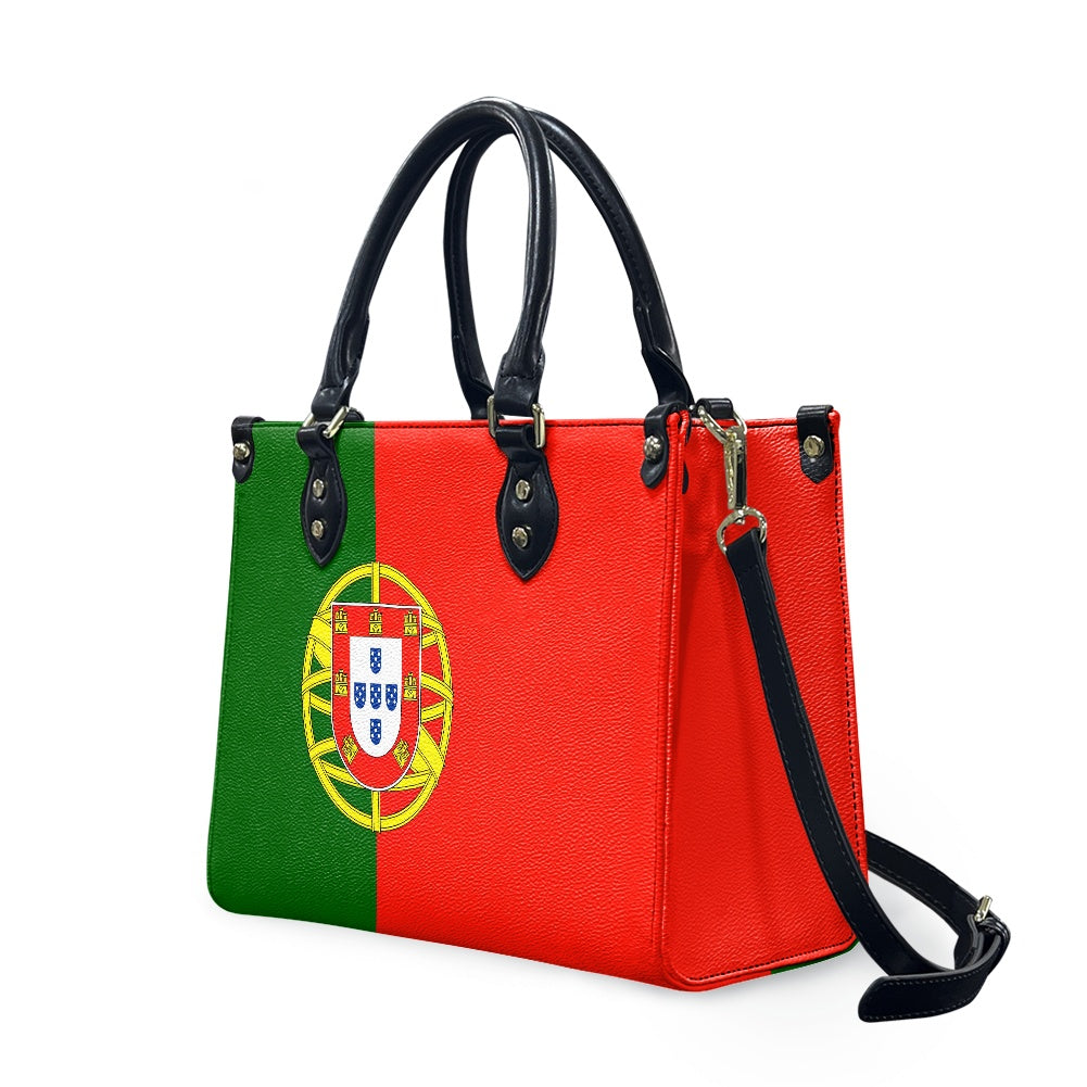 Portugal Flag Bag With Timeless Swag – PU Leather Purse With Euro Tag - Luv My Flag