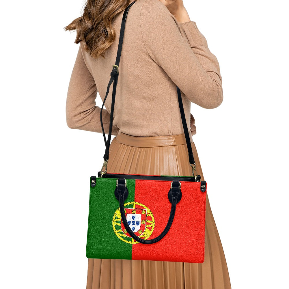 Portugal Flag Bag With Timeless Swag – PU Leather Purse With Euro Tag - Luv My Flag