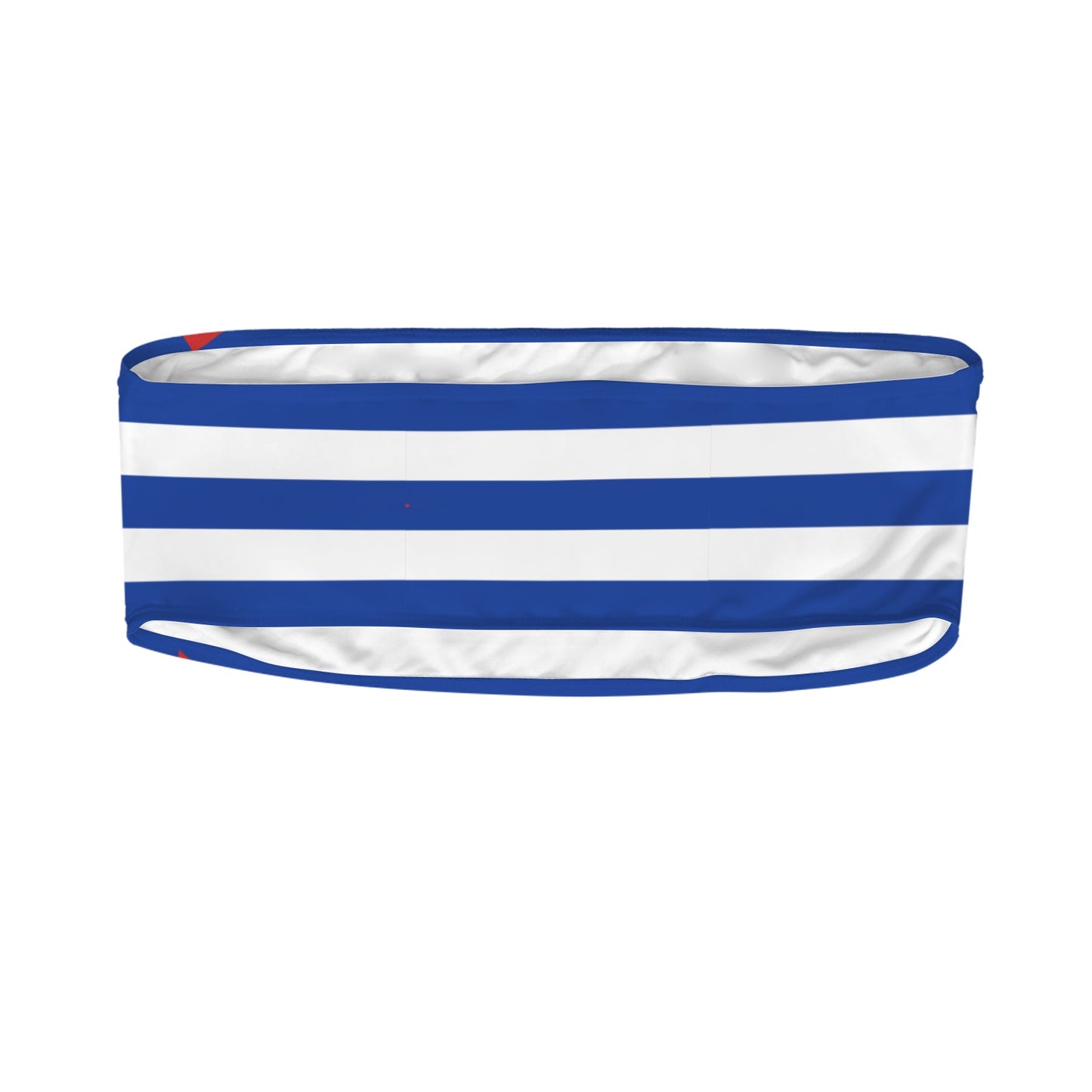 Cuba Flag Inspired Bandeau Tube Bikini Top