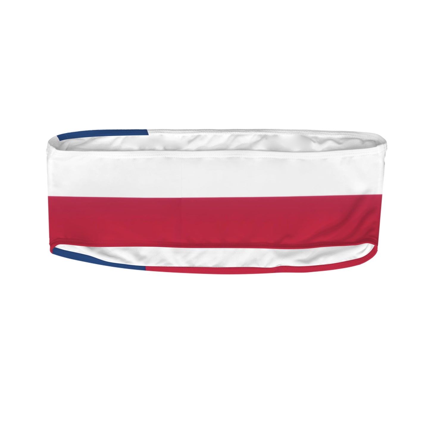 Texas Flag Inspired Bandeau Tube Bikini Top