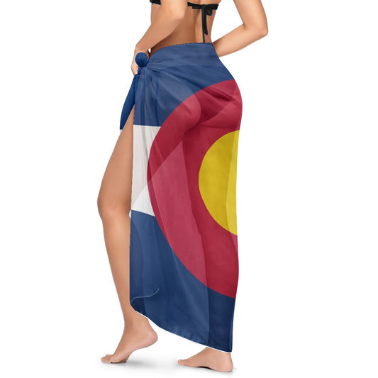 Colorado Flag Inspired Bikini Cover-Up