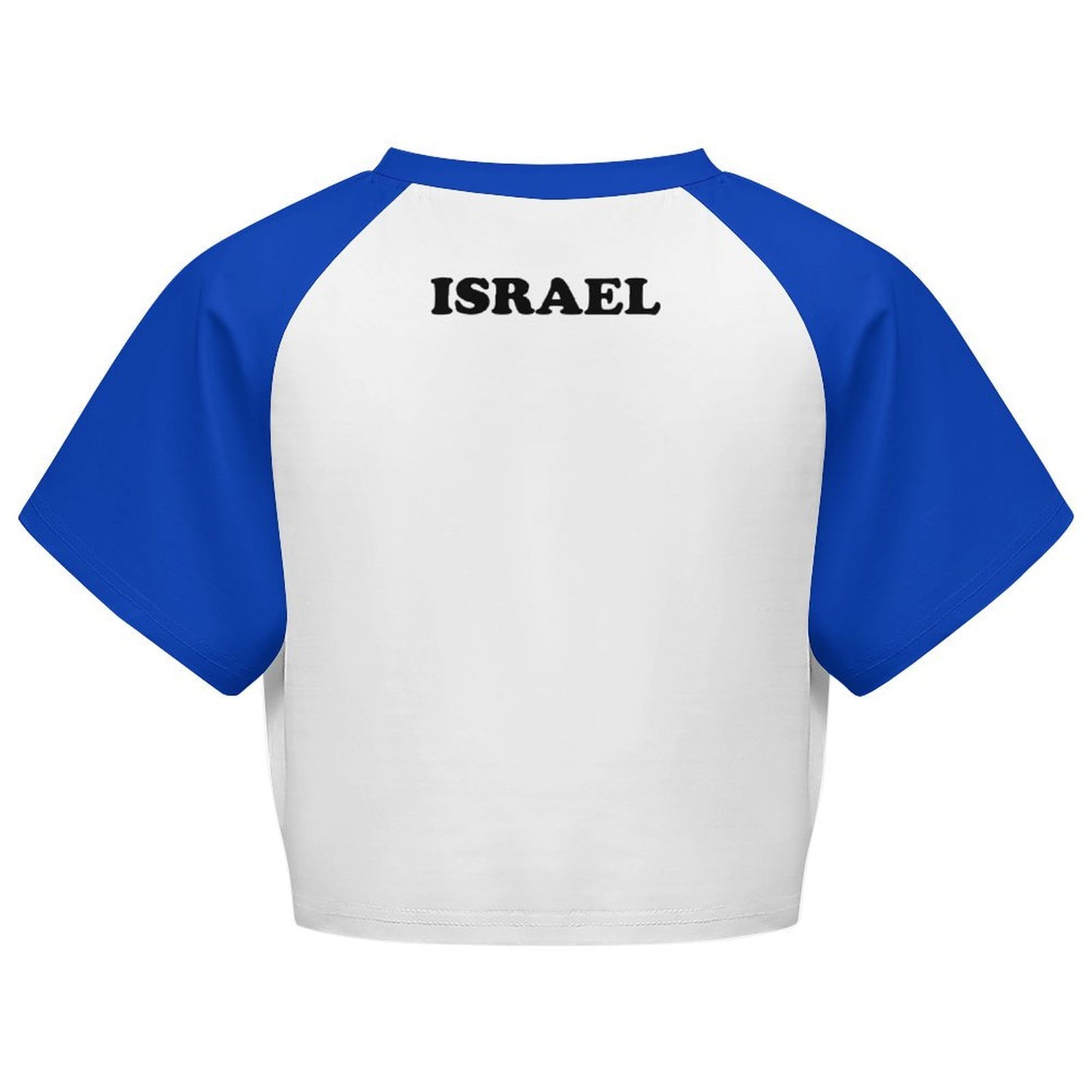 Israel Flag Inspired Women's Cropped Shirt