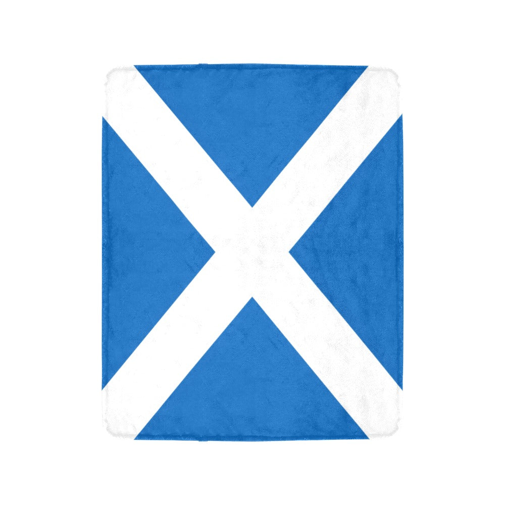 Scottish flag design throw blanket from Luv My Flag.