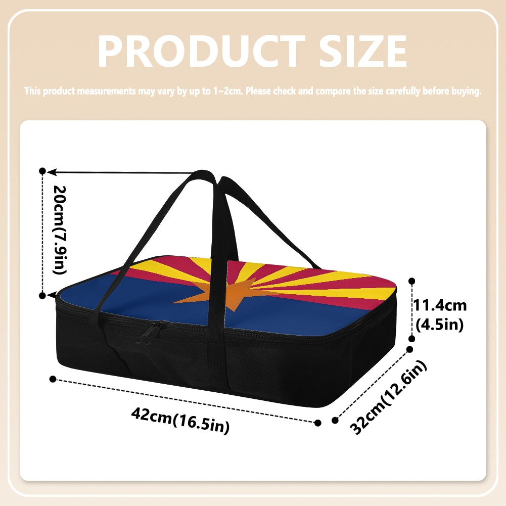 Arizona Flag Inspired Insulated Casserole Carrier – Durable Hot & Cold Food Bag