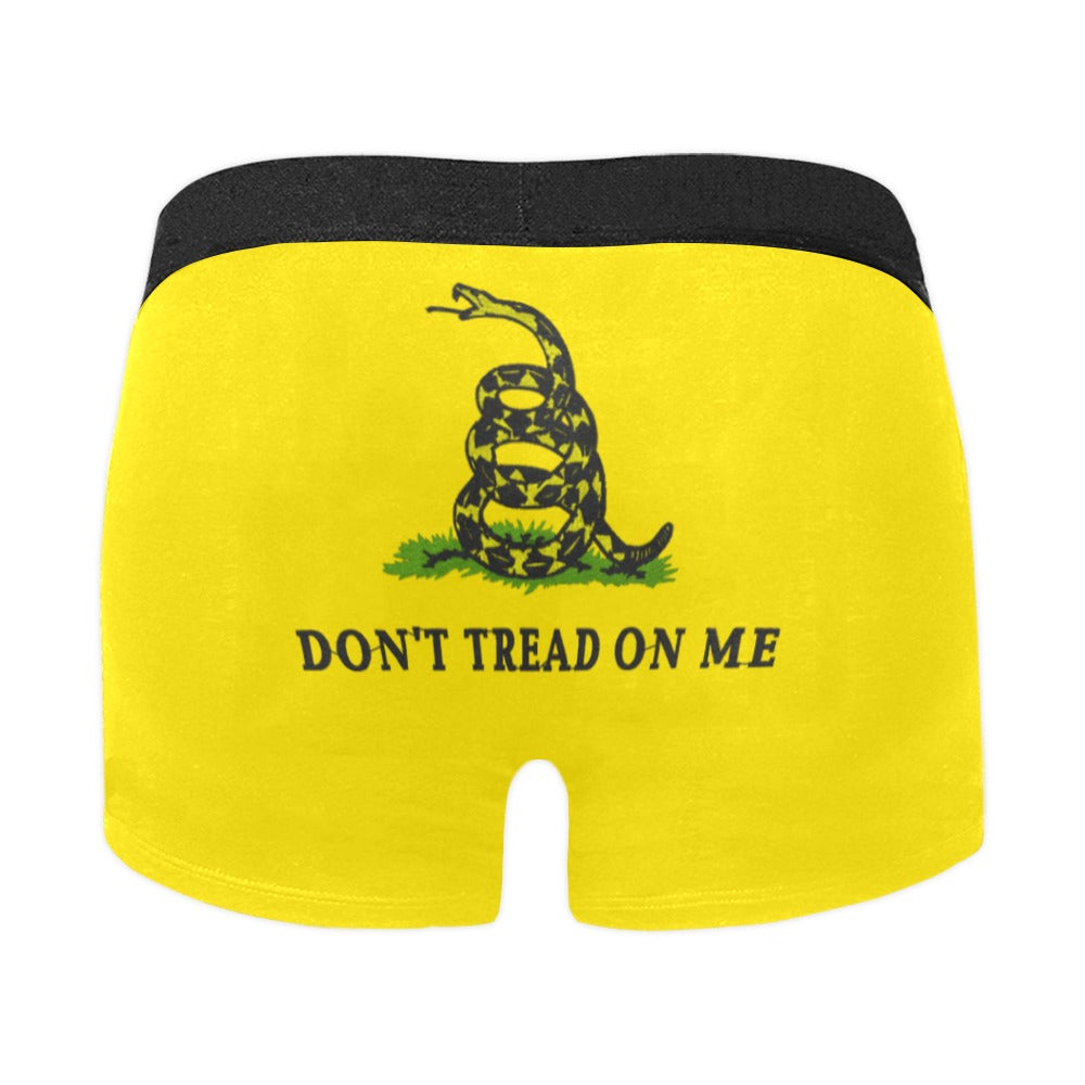 Gadsden Flag Inspired Mens Boxer Briefs Made in the USA