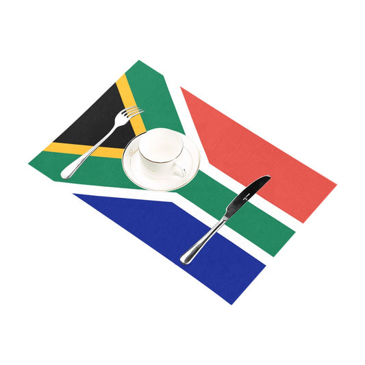 South Africa Flag Placemats 12" x 18" (Set of 6)