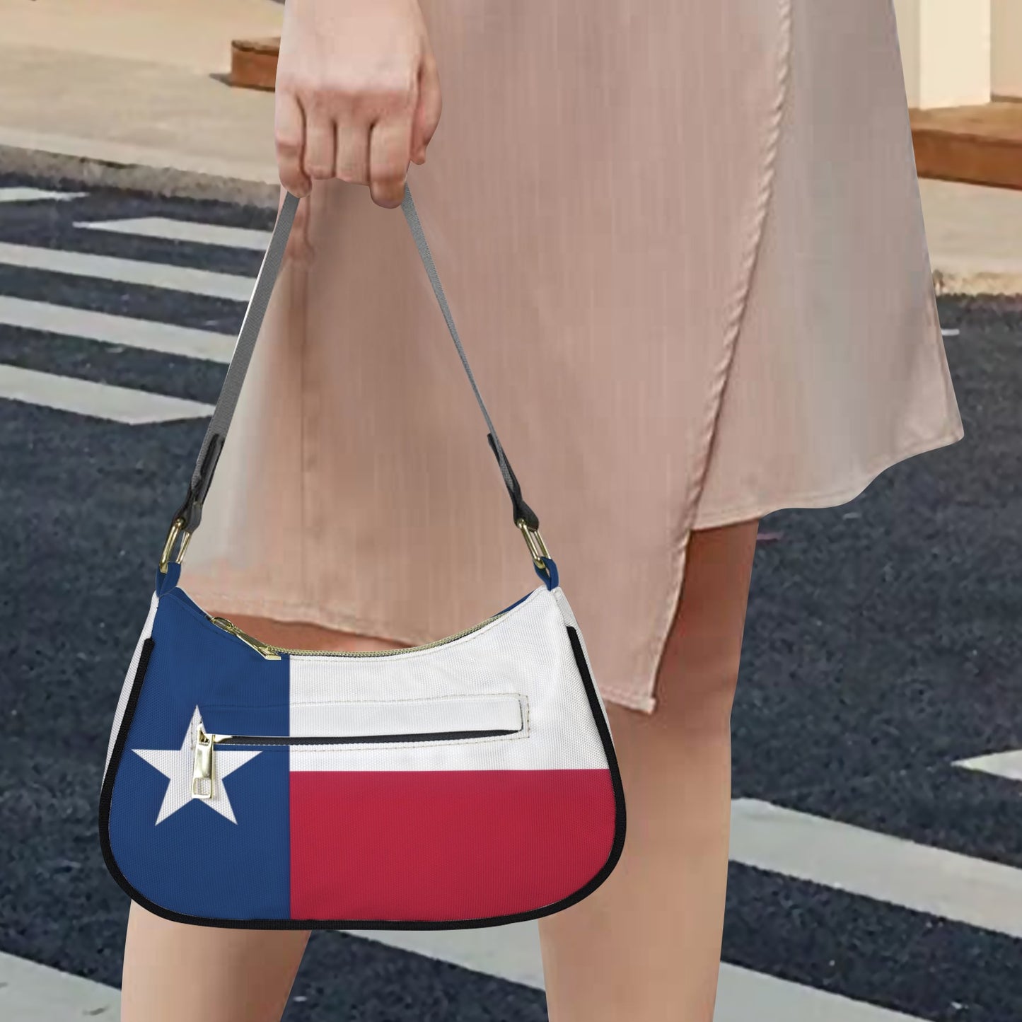 Texas Flag Inspired Women's Shoulder Bag