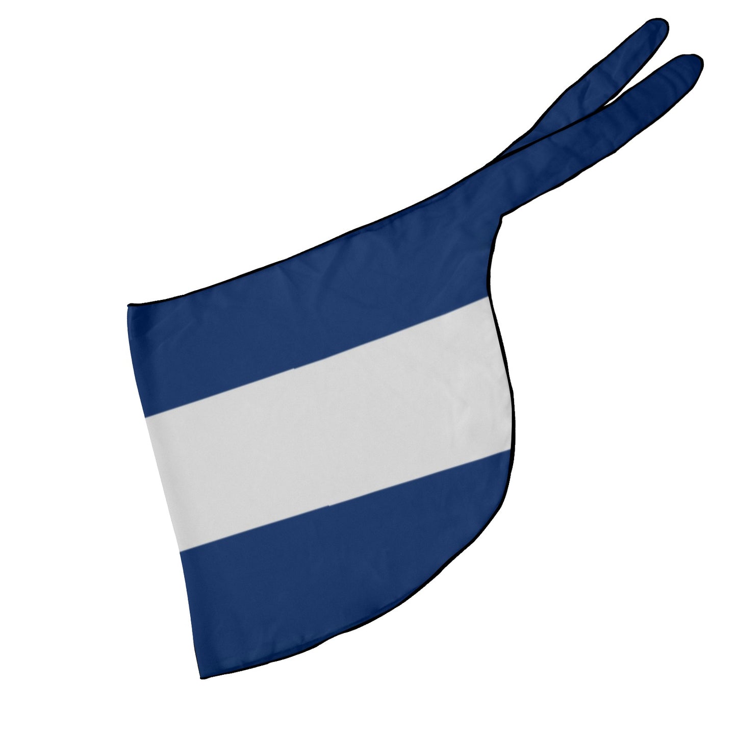 Blue and white dog ear flag from Luv My Flag.