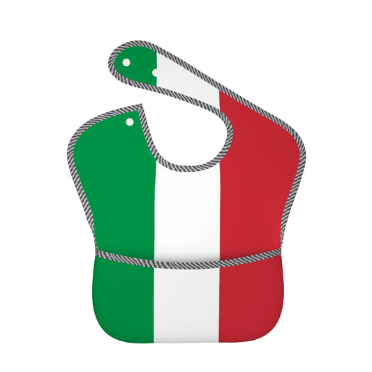 Italy Flag Inspired Baby Bib