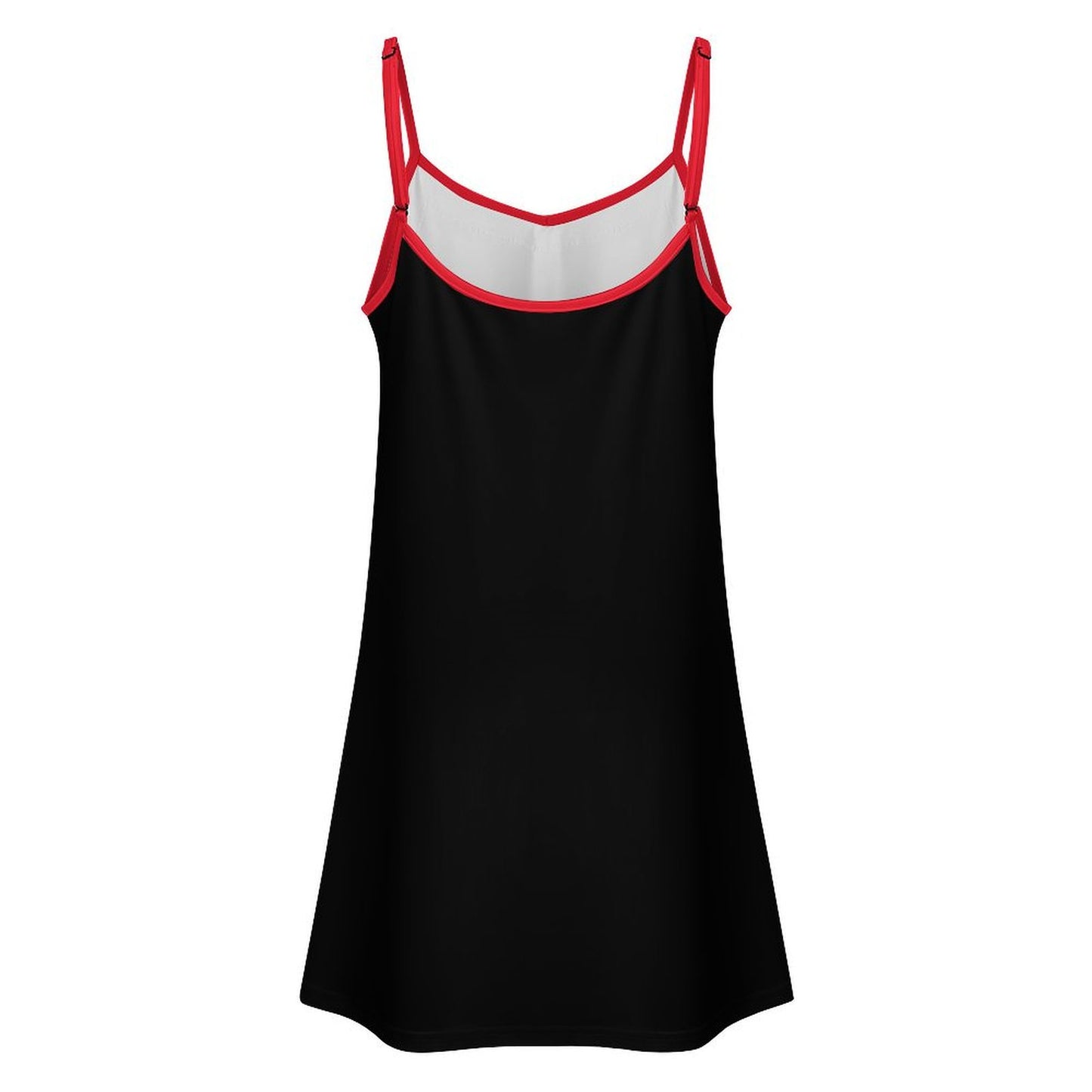 Thin Red Line Flag Inspired Eagle Lace Trim Camisole Nightgown