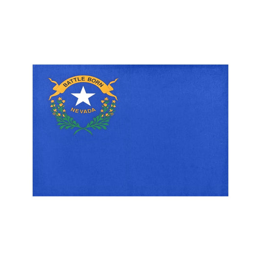 Nevada state flag by Luv My Flag, blue background.