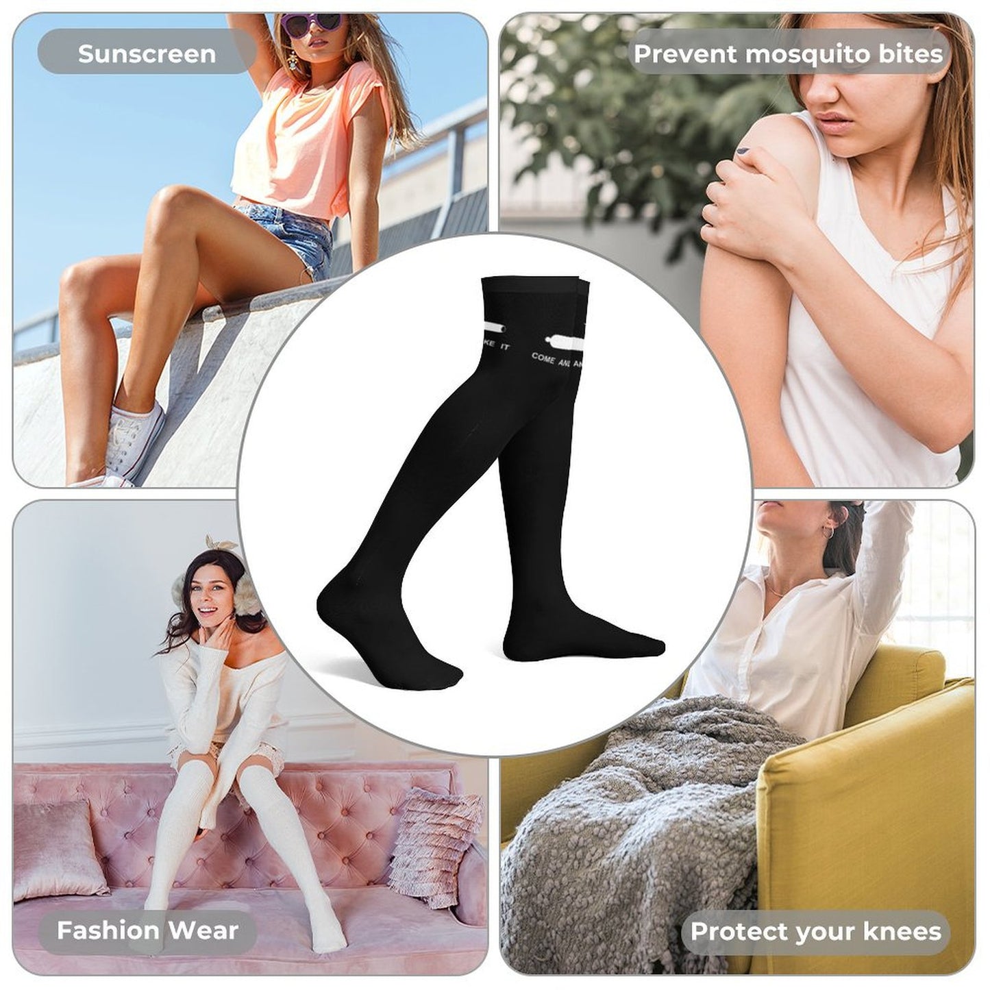 Come and Take It Flag Trendy Stockings(Long)